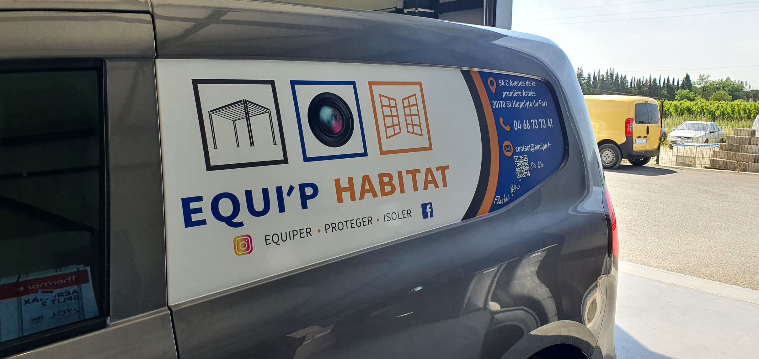 Totem publicitaire extérieur grande visibilité